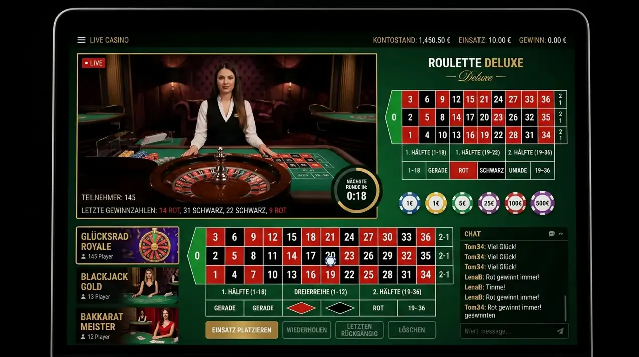 Live-Casino bei Spin City
